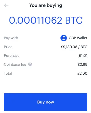 Bitcoin Purchase Preview UK Bank Account