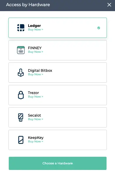 Connect your Ledger Hardware Wallet to MyEtherWallet