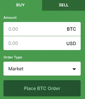 how to buy BTC on the Blockchain Exchange