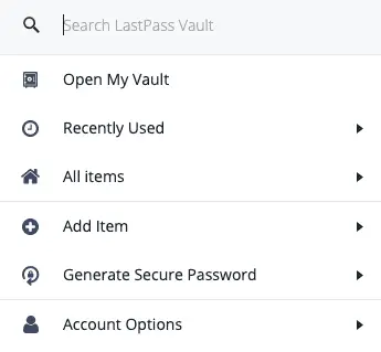 Store credit cards and shopping profiles to LastPass Password vault