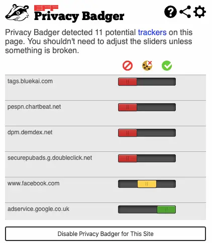 Privacy Badger Extension Adblocker & Anti Tracking