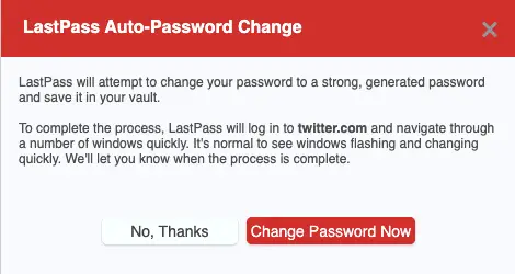 auto change password
