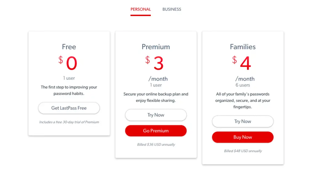 How much LastPass cost for  Family & Preium