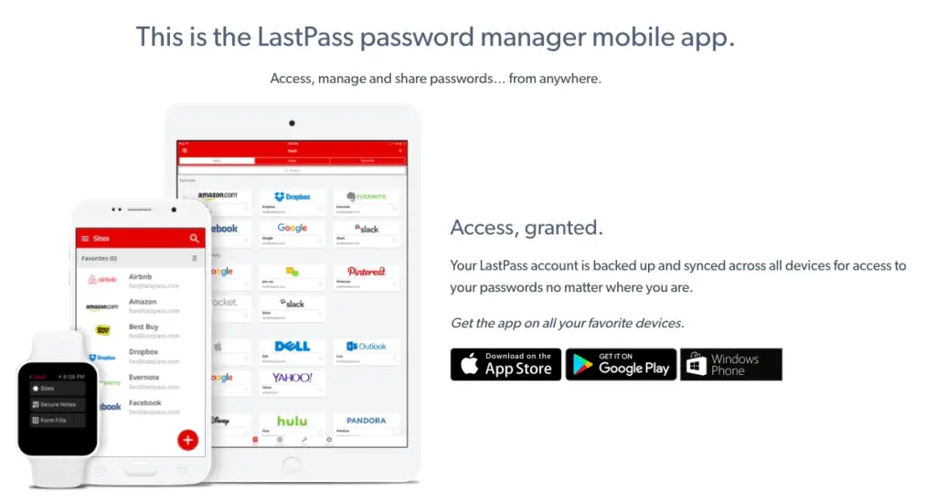 LastPass for Mobile Devices