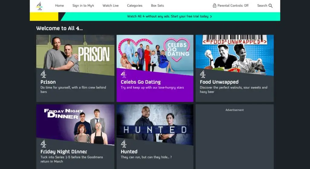 How to watch Channel 4 (4OD) from Abroad