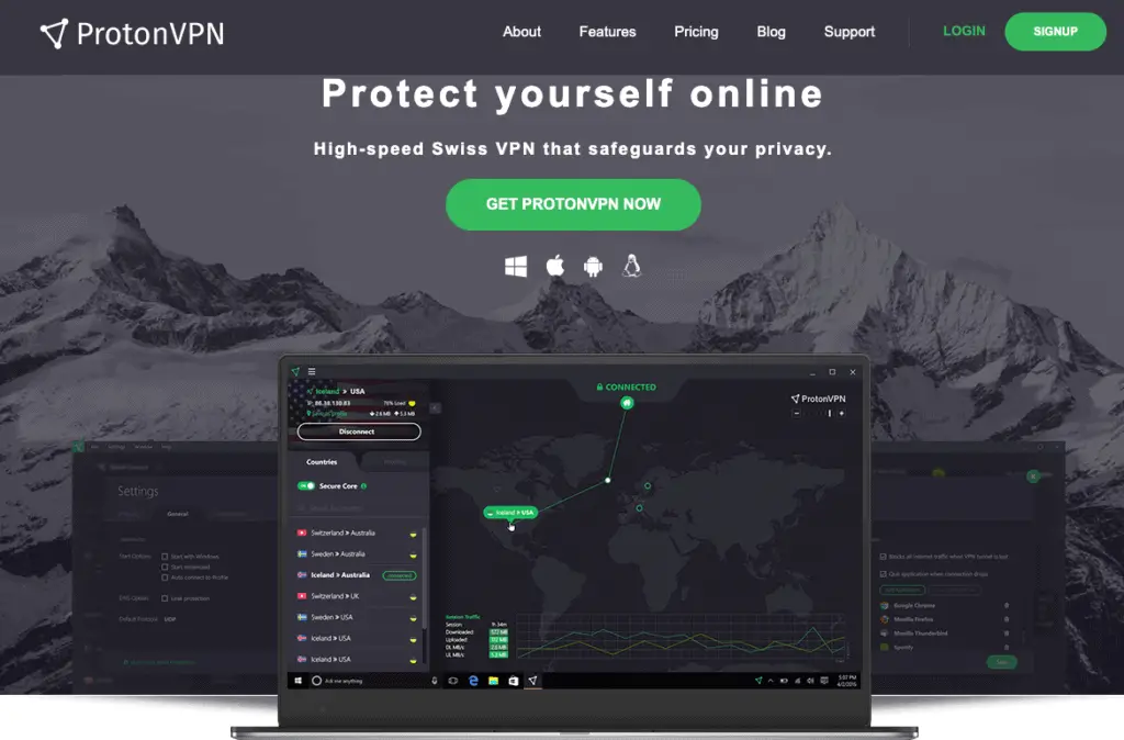 Proton VPN Free High-speed Swiss VPN