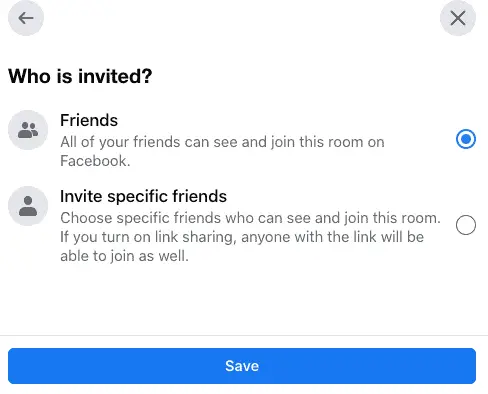 invite your friends with messenger rooms
