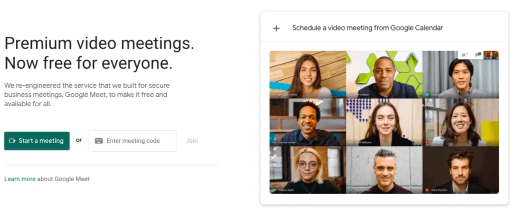Google Meet for Free