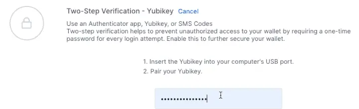 Connecting Blockchain with YubiKey