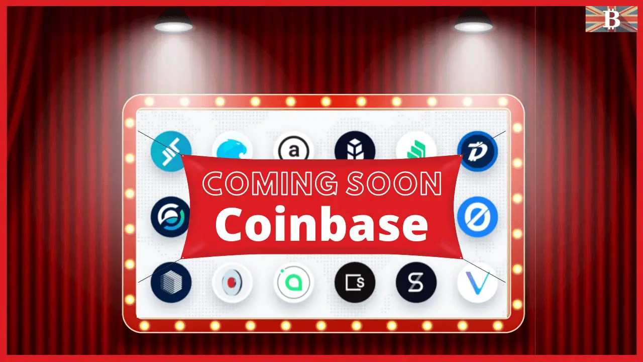 18 new coins listing on Coinbase 2020