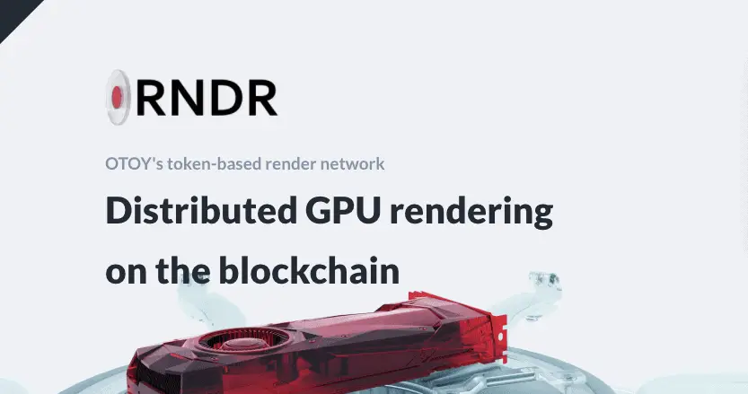 RNDR Render Network Tokens