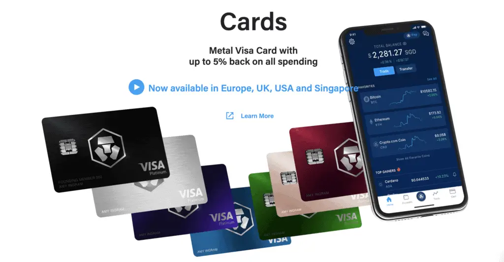 crypto.com visa card declined