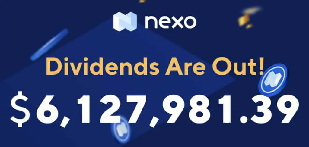 Nexo Dividends Payments