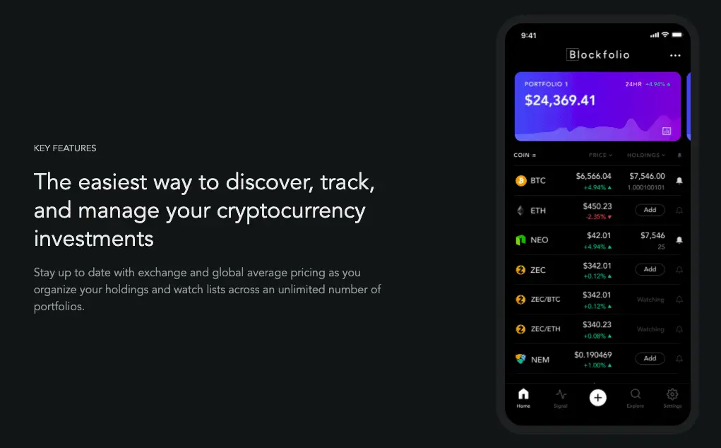 blockfolio buy crypto