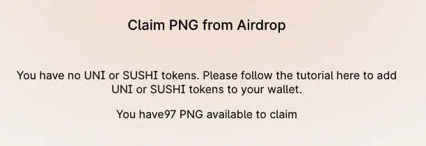 Free PNG token airdrop