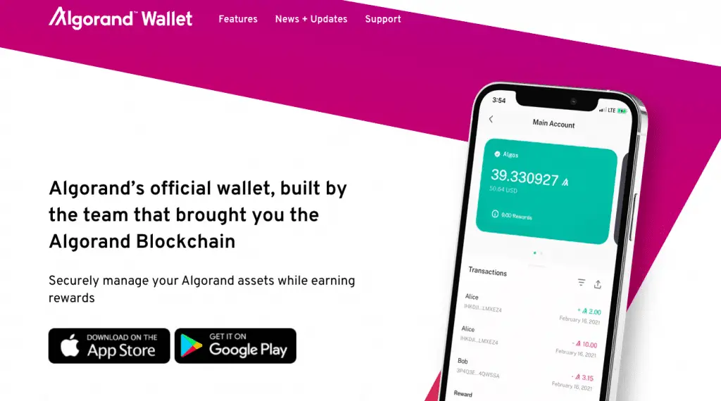 what is the Official ALGO Algorand Wallet