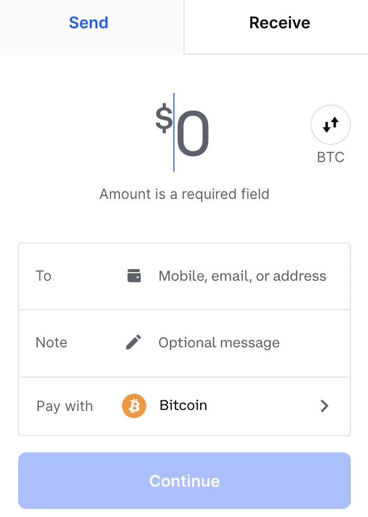 withdraw crypto from coinbase