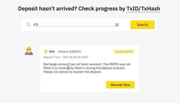 Can binance recover scammed funds