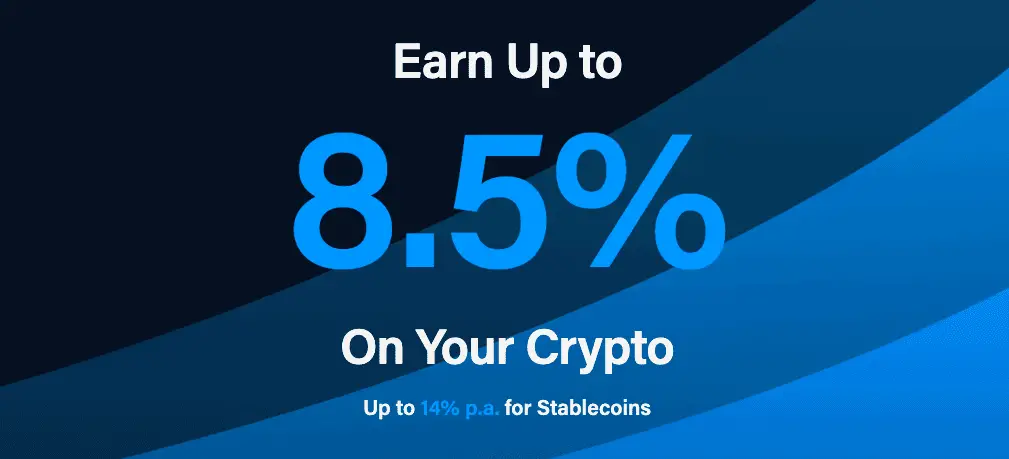 earning interest on your Crypto