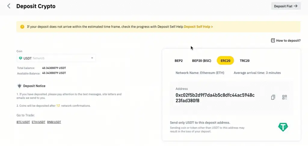 recover transactions binance wrong network