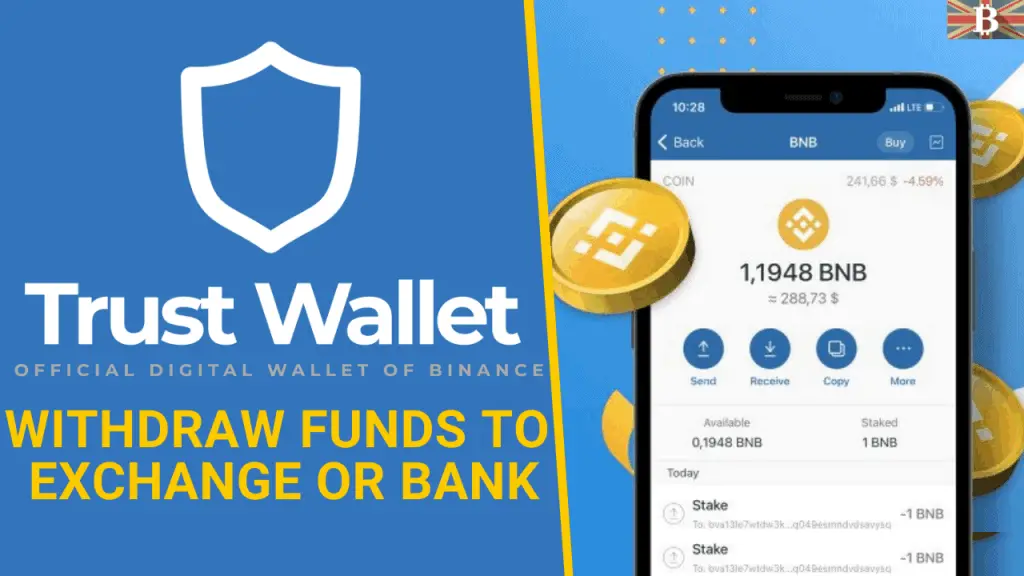 How to Withdraw from Trust wallet to a Bank Account