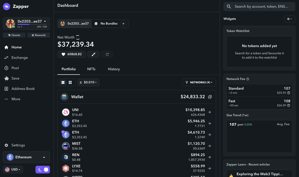 What is Zapper.fi