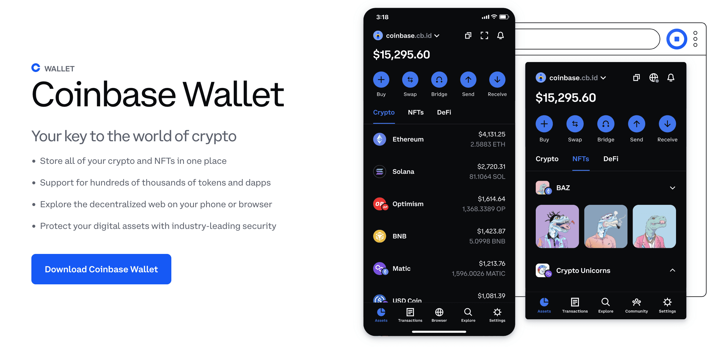 difference between coinbase and coinbase wallet