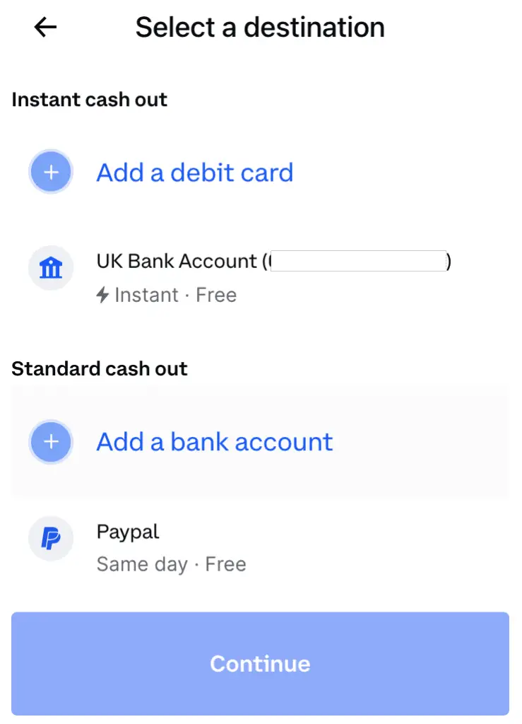 withdraw from Coinbase to bank account