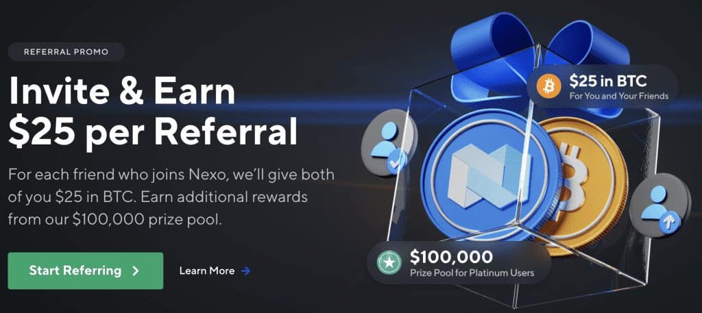 Nexo Referral Bonus