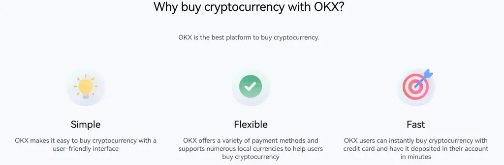 How to buy crypto with OKX?