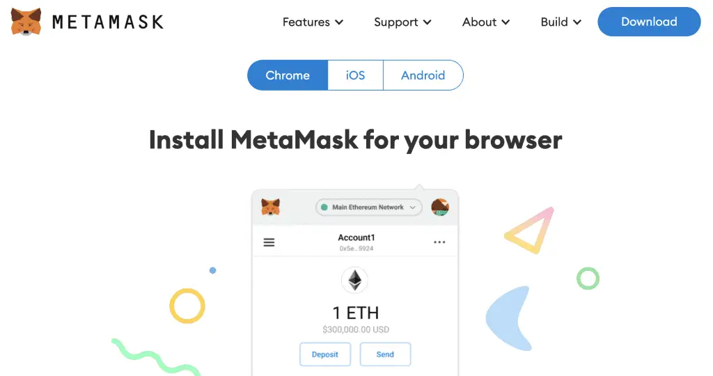 Add MetaMask to your Browser