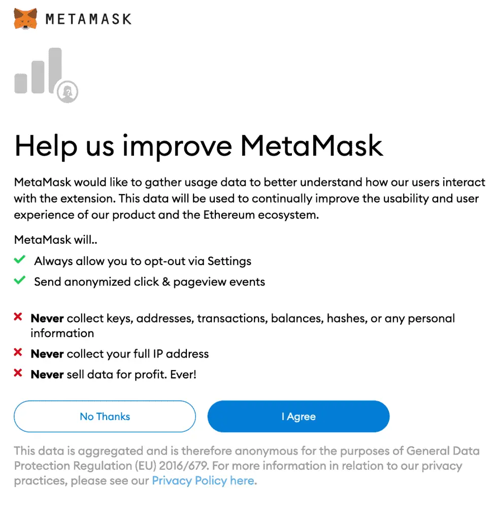Help MetaMask Improve