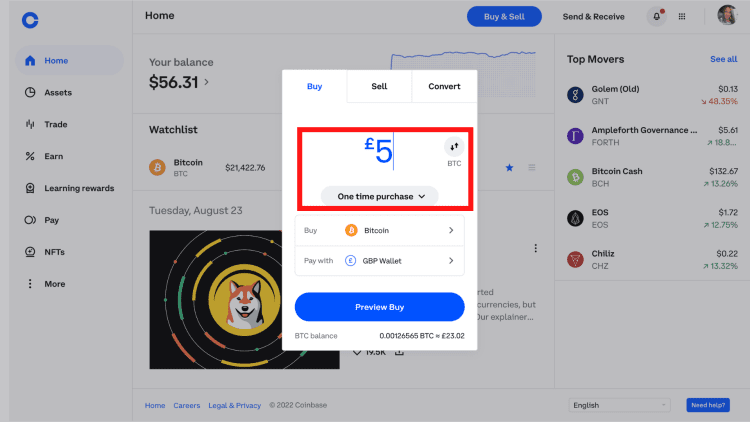 Coinbase Referral Code November 2022: £5 Bitcoin Sign-up Bonus