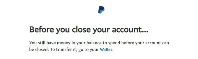 PayPal Account Balance