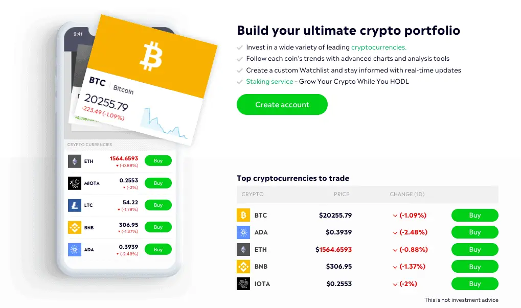 Buy Crypto with eToro