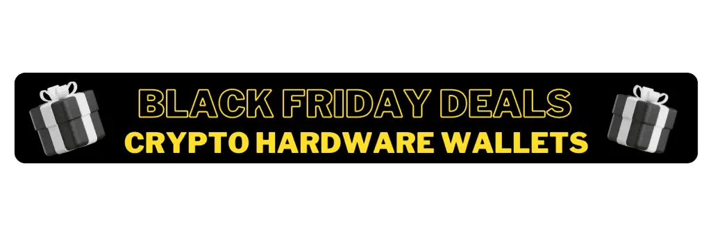 Black Friday Crypto Hardware Wallets