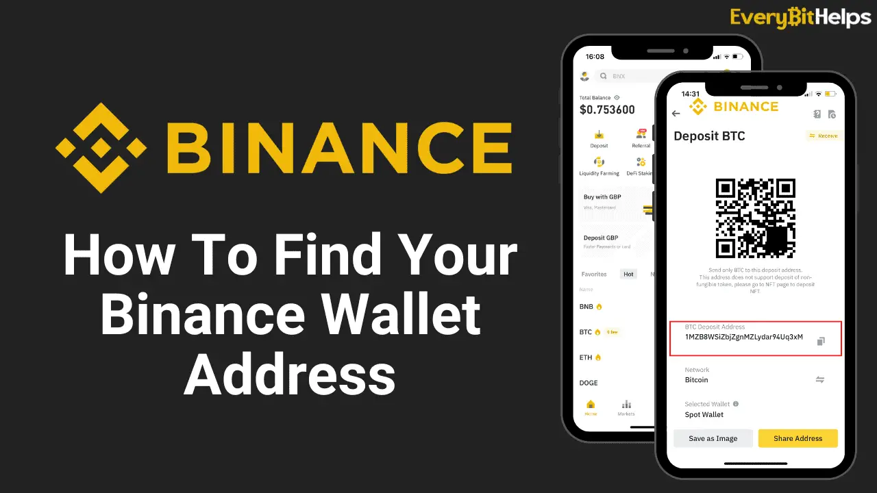 How to find your Binance Wallet Address?