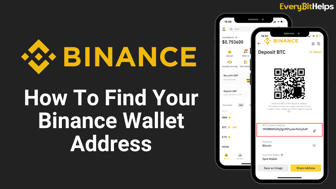 How To Find Your Binance Wallet Address 2023 