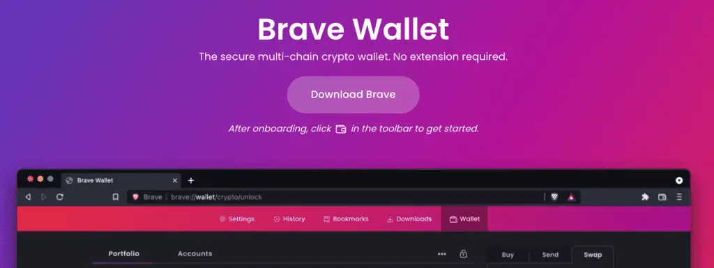 Brave Wallet
The secure multi-chain crypto wallet. 