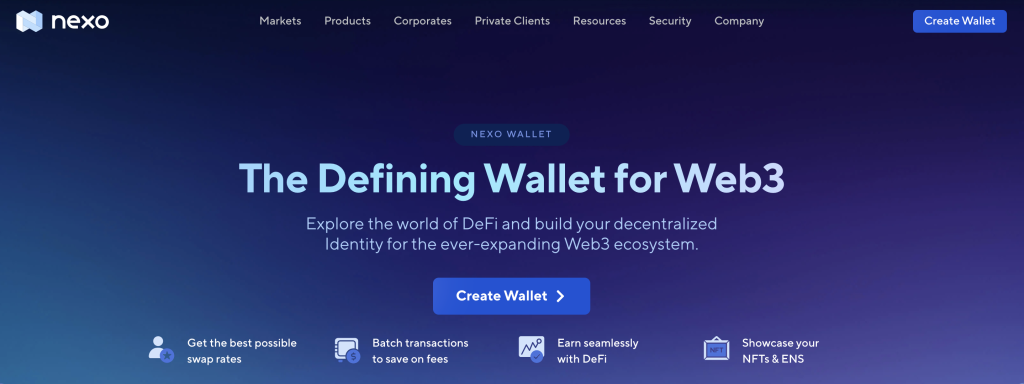 Nexo Web3 Wallet