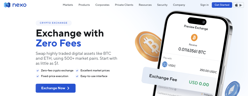 Nexo Exchange vs Nexo Pro