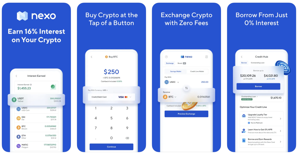 Nexo Mobile App