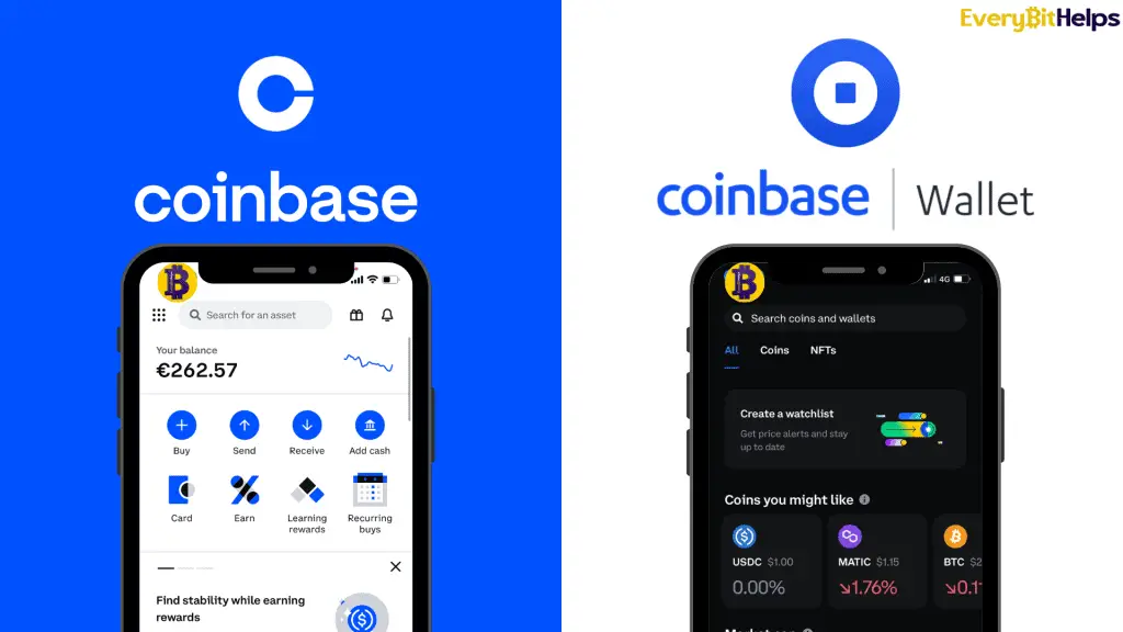 What is the difference between Coinbase and Coinbase Wallet