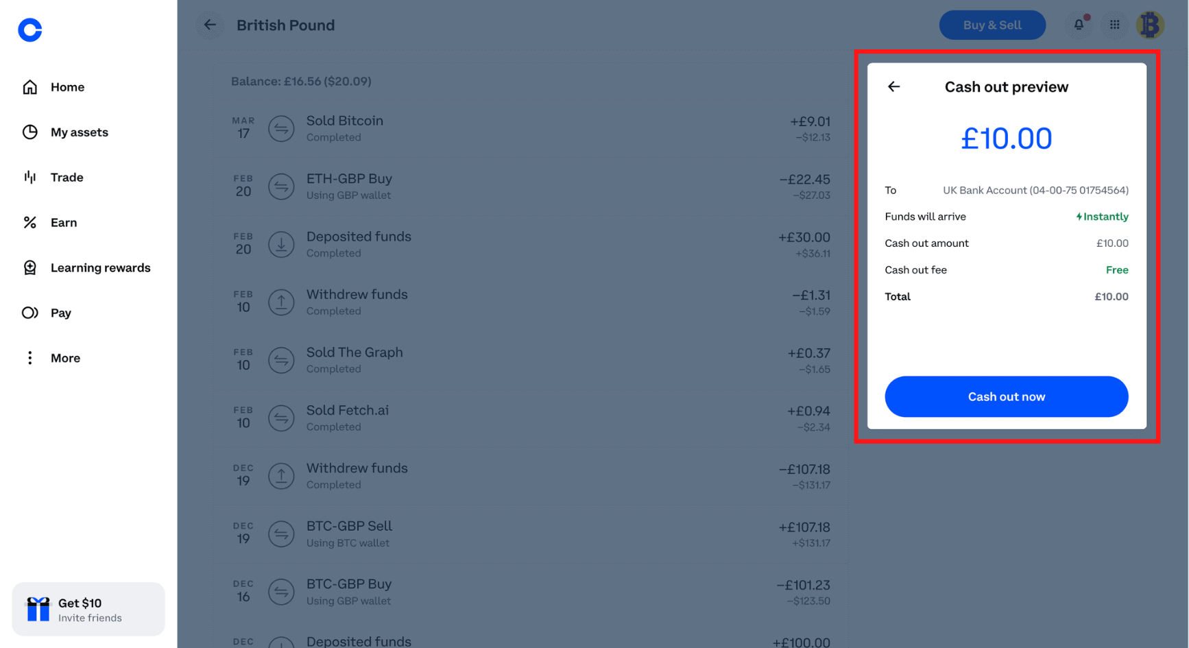 Why won't Coinbase let me withdraw my cash?